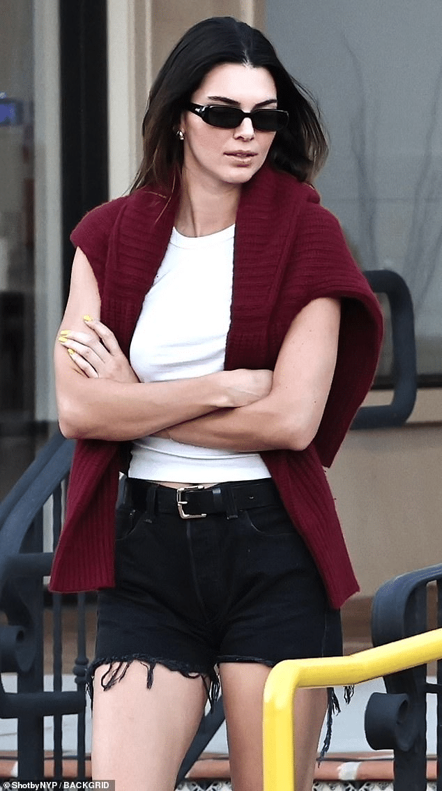 Kendall Jenner Rocks Fashion-forward Style in Malibu