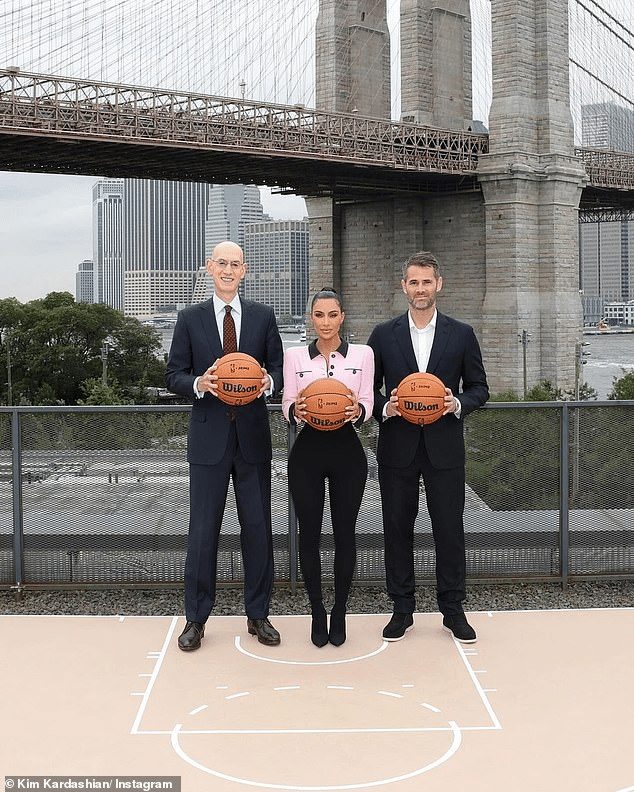 Kim Kardashian Joins Forces with NBA as SKIMS Becomes Official Underwear Partner