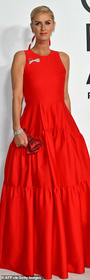 Nicky Hilton Stuns in Red Ball Gown at CFDA Fashion Awards