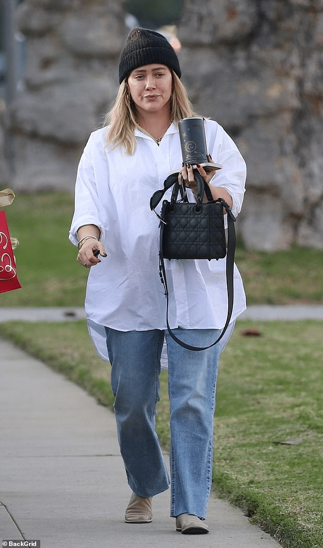Hilary Duff Shows Off Timeless Maternity Style in LA